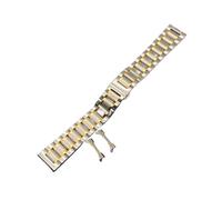 MCNVNEFSAW Bracelets De Montre En Acier Inoxydable For Montres, For Seiko Casio Omega Compatibles For Toutes Les, Argent, Or, 18, 20, 21, 22, 24 Mm bracelet de montre(Silver -gold,12mm)