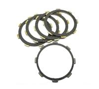 MCNVNEFSAW Kit de disques friction et séparateurs d'embrayage en acier for KAWASAKI KLX125 D-Tracker LX125CD (2010-2014) Disque de friction d'embrayage(Friction Plates)