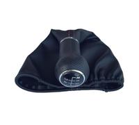 MCNVNEFSAW Soufflet de levier vitesse 5/6 vitesses for VW Jetta, Golf 3, LUPO 6X1, Polo 6N2 Pommeau de levier de vitesse(5 Speed Red)