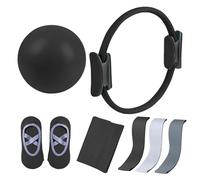 MCNZNJONV Ensemble d'équipement de Fitness Pilates, Ensemble Essentiel de Pilates à Domicile pour Femmes, Ensemble de Yoga, équipement de Fitness Portable