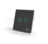 MCO Home Z-Wave Gradateur de lumière intelligent avec écran tactile, MH-DT311, Noir, UK Boîte de jonction