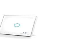 MCO Home Z-Wave Interrupteur à écran tactile en verre, 1 relais, MH-S311, Blanc, UK Boîte de jonction