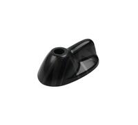 MCOAORN Autocollant de décoration d'antenne de voiture pour Mini One Cooper S/SD JCW Hatchback R56, Clubman R55, accessoire de style de voiture (Black Union Jack, cache antenne style B)