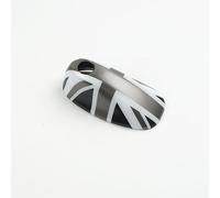 MCOAORN Autocollant pour antenne de voiture - Pour Mini One Cooper S R50 R53 Hatchback - Accessoire décoratif (gris Union Jack, cache antenne pour R50/R53 A style)