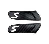 MCOAORN Fender latéral de voiture Marqueur Lumière Boîtier Couverture Accessoires pour MINI Cooper S F56 F55 F57 2 pièces (motif, pour Cooper S F56 F55 F57 2 pièces/ensemble, 2014-2021)
