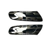 MCOAORN Lot de 2 cache-feux latéraux pour Mini Cooper S F56 F55 F57 (Black Union Jack, pour Cooper S F56 F55 F57 2 pièces/ensemble, 2014-2021)