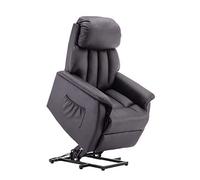 MCombo Fauteuil de Relaxation électrique réglable 7299 Noir Similicuir