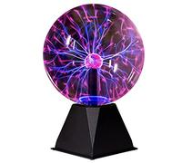 Mcoplus Boule plasma de 15,2 cm, lampe plasma électrique, nébuleuse à plasma, sensible au toucher et au son, pour les fêtes, la maison, les décorations, cadeau de vacances et d'anniversaire, jouet