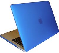 mCoque Bleu foncé Coque matte pour 2018 / 2016 13,3" Apple MacBook Pro (modèle no A1898 / A1706 / A1708, avec ou sans Touch Bar) avec un Europe skin de clavier transparent GRATUIT (modèle: A1898 / A1706 / A1708 )