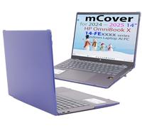 mCover Coque rigide compatible avec HP OmniBook X 14-FExxxx Series Windows AI 14" 2024 ~ 2025 uniquement (ne convient pas aux autres modèles HP), bleu