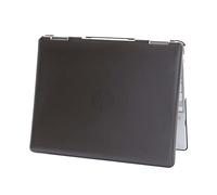 mCover Coque Rigide Compatible avec Les Ordinateurs Portables HP Chromebook x360 12" 12 Pouces série 12B-CAxxxx (Non Compatible avec d'autres Ordinateurs Portables) Noir