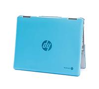 mCover Coque Rigide Compatible avec Les Ordinateurs Portables HP Chromebook x360 12" 12 Pouces série 12B-CAxxxx (Non Compatible avec d'autres Ordinateurs Portables) Aqua