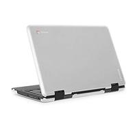 mCover Coque Rigide Compatible avec Ordinateur Portable 11,6" Lenovo 300E (2ème génération) Chromebook 2 en 1 (Non Compatible avec Lenovo 300E Windows 100E/500E Chromebook) Claire