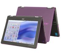 mCover Coque rigide compatible uniquement avec Acer Chromebook Spin 512 R853TA Series 2021 ~ 2023 12" (ne convient pas aux autres modèles) - Violet