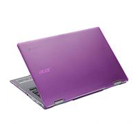 mCover Coque Rigide Compatible Uniquement avec Les Ordinateurs Portables Convertibles Acer Chromebook Enterprise Spin 513 R841T Series 13,3" (Acer Spin Chromebook 513 R841T, Violet)