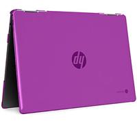 mCover Coque Rigide pour Ordinateur Portable HP Chromebook X360 14-DA0000 14" (Non Compatible avec Les Autres Ordinateurs Portables HP Chromebook et Windows) Violet