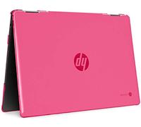 mCover Coque Rigide pour Ordinateurs Portables HP Chromebook X360 14 C-caxxxx Series (Non Compatible avec d'autres Ordinateurs Portables HP Chromebook & Windows) Rose