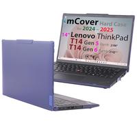 mCover Coque rigide uniquement compatible avec Lenovo ThinkPad T14 Gen 5/Gen 6 Windows 2024-2025 14" (avec charnière à 180°, ne convient pas aux autres modèles Lenovo) - Bleu
