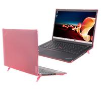 mCover Coque Rigide Uniquement Compatible avec Lenovo ThinkPad T14s Slim Gen 3/Gen 4 2023-2024 14" (avec charnière à 180°, ne Convient Pas aux Autres modèles Lenovo) - Rose