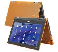 mCover Coque rigide uniquement compatible avec les ordinateurs portables 2 en 1 Acer Chromebook Spin 511 R753T 2021 ~ 2023 11,6" (non compatible avec d'autres modèles Acer) - Orange
