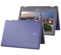 mCover Coque rigide uniquement compatible avec les ordinateurs portables Acer Chromebook Spin 511 R756T Series 2023-2024 11,6" (non compatible avec d'autres modèles Acer) - Bleu
