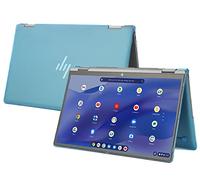 mCover Coque Rigide Uniquement Compatible avec Les Ordinateurs Portables HP Chromebook x360 14C-CC000 Series 2021~2023 14" (ne Convient Pas aux Autres Ordinateurs Portables) - Aqua