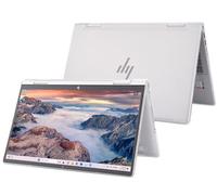 mCover Coque rigide uniquement compatible avec les ordinateurs portables HP Envy x360 14-ES0000 2023 ~ 2024 14" (ne convient pas aux autres modèles HP) - Transparent