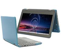 mCover Coque rigide uniquement compatible avec ordinateur portable Lenovo Chromebook 300E Yoga Gen4/100E Gen 4 2023 ~ 2024 11,6" (ne convient pas aux autres modèles Lenovo) - Aqua