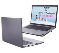mCover Coque uniquement compatible avec Dell Pro 13 Plus PB13250 PB13255 2025-2026 13,3" ou PC Windows 2 en 1 (ne convient pas aux autres modèles Dell) - Noir