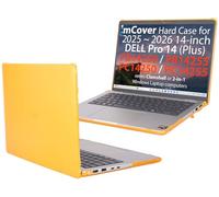 mCover Coque Uniquement Compatible avec Dell Pro 14 Plus PB14250 PB14255 et Pro 14 PC14250 PC14250 PC14255 2025-2026 14" (ne Convient Pas pour d'autres modèles Dell) - Orange