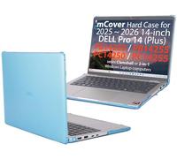 mCover Coque uniquement compatible avec Dell Pro 14 Plus PB14250 PB14255 et Pro 14 PC14250 PC14250 PC14255 2025-2026 14" (ne convient pas aux autres modèles Dell) - Aqua