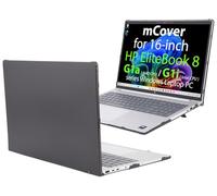 mCover Coque uniquement compatible avec HP EliteBook 8 G1a (AMD) 2025 ~ 2026 16" | G1i (Intel) Windows Notebook AI PC (non compatible avec d'autres modèles HP) - Noir