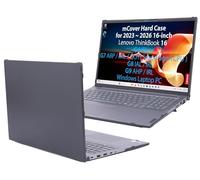 mCover Coque uniquement compatible avec Lenovo ThinkBook 16 G6/G7/G8/G9 Series 2023-2026 16" (ne convient pas aux autres modèles Lenovo) - Noir