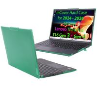 mCover Coque uniquement compatible avec Lenovo ThinkPad T16 Gen 3/Gen 4 Series 2024-2026 16" (ne convient pas aux autres modèles Lenovo) - Vert