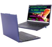 mCover Coque uniquement compatible avec Lenovo ThinkPad T16 Gen 3/Gen 4 Series 2024-2026 16" (ne convient pas aux autres modèles Lenovo) - Bleu