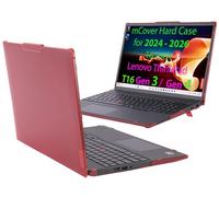 mCover Coque uniquement compatible avec Lenovo ThinkPad T16 Gen 3/Gen 4 Series 2024-2026 16" (ne convient pas aux autres modèles Lenovo) - Rouge