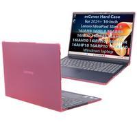 mCover Coque uniquement compatible avec les ordinateurs Windows Lenovo IdeaPad Slim 5 16AHP10 16ARP10 16AKP10 16AKP10 16IRH10 16IAH10 16IRU9 16ABR8 (non compatible avec d'autres modèles Lenovo) - Rose