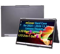 mCover Étui compatible uniquement avec Lenovo ThinkPad L13 Gen 6 2025-2026 13,3" (Clamshell ou 2 en 1) Windows (ne convient pas aux autres modèles Lenovo) - Noir