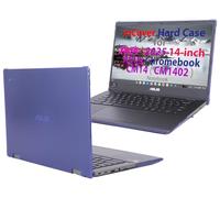 mCover Étui compatible uniquement avec les ordinateurs portables ASUS Chromebook CM14 (CM1402c) 2024 ~ 2025 14" (ne convient pas aux autres modèles ASUS) - Bleu