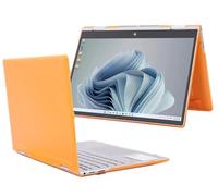 mCover Étui Compatible Uniquement avec Les Ordinateurs Portables Convertibles 2 en 1 HP Envy x360 13-BF0000 Series 2023-2024 13,3" (ne Convient Pas aux Autres modèles HP) - Orange