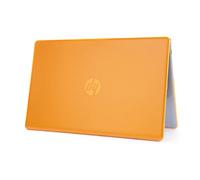 mCover Étui Compatible Uniquement avec Ordinateur Portable HP 17-CNxxxx Series 2021-2023 17,3" (Pas de Lecteur DVD) Windows - Orange