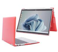mCover Étui Compatible Uniquement avec Ordinateur Portable Windows 2 en 1 HP EliteBook 830 | 835 G9/G10 et Elite x360 830 G9/G10 13,3" (ne Convient Pas aux Autres modèles HP) - Rouge