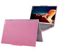 mCover Étui Uniquement Compatible avec Lenovo ThinkPad X1 2 en 1 (Yoga) Gen 9/10 Series 2024~2025 14" (ne Fonctionne Pas avec d'autres modèles Lenovo) - Rose