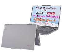 mCover Étui uniquement compatible avec Lenovo ThinkPad X1 2 en 1 (Yoga) Gen 9/10 Series Windows Notebook PC 14" 2024 ~ 2025 (ne fonctionne pas avec d'autres modèles Lenovo) - Transparent