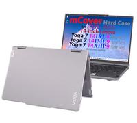 mCover Étui uniquement compatible avec Lenovo Yoga 7 14IRL8 | 14IML9 | 14AHP9 Series 2023-2025 14AHP9 (non compatible avec d'autres modèles) - Transparent