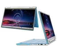 mCover Étui uniquement compatible avec les ordinateurs convertibles 2 en 1 ASUS Chromebook Flip C433TA 2019 ~ 2023 14" (ne convient pas aux autres modèles ASUS) - Aqua