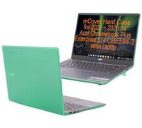 mCover Étui uniquement compatible avec les ordinateurs portables Acer Chromebook Plus Enterprise 514 CBE594-3 Series 2025 ou plus récents (ne convient pas aux autres modèles Acer - Vert