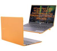 mCover Étui uniquement compatible avec les ordinateurs portables Acer Chromebook Plus Enterprise 514 CBE594-3 Series 2025 ou plus récents (ne convient pas aux autres modèles Acer, orange