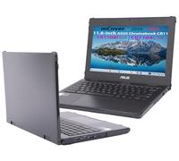 mCover Étui uniquement compatible avec les ordinateurs portables ASUS Chromebook CR11 (CR1104CGA ou CR1104CTA) 2024 ~ 2026 11,6" (ne convient pas aux autres modèles ASUS) - Noir