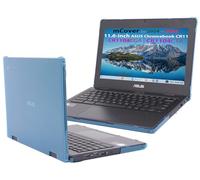 mCover Étui uniquement compatible avec les ordinateurs portables ASUS Chromebook CR11 (CR1104CGA ou CR1104CTA) 2024 ~ 2026 11,6" (ne convient pas aux autres modèles ASUS) - Aqua
